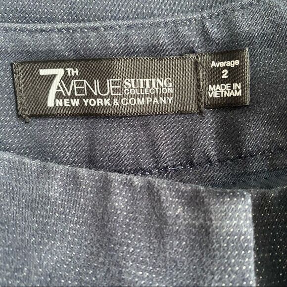 NY & Co. | Women’s 7th Avenue Gray Pants, Size 2 - Picture 5 of 7